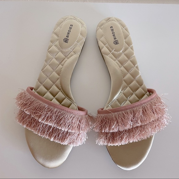 Birdies The Sparrow Blush Pink Slippers - Picture 4 of 13
